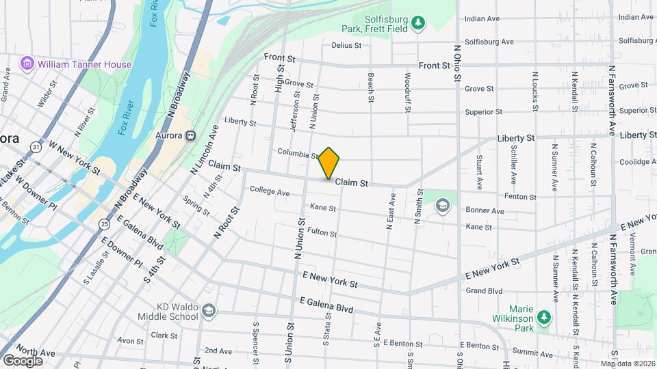 729 Claim St, Unit 2 Map and Location Details