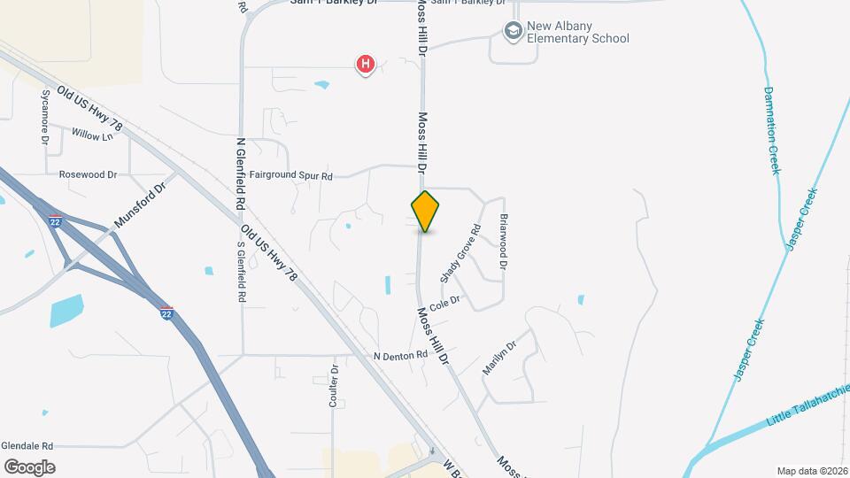 908 Moss Hill Dr Map and Location Details