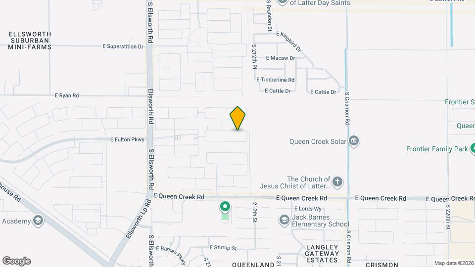21157 E Canary Wy Map and Location Details
