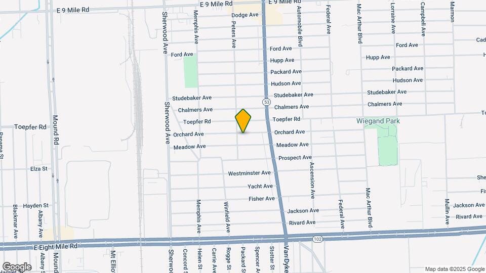 7520 Orchard Ave Map and Location Details