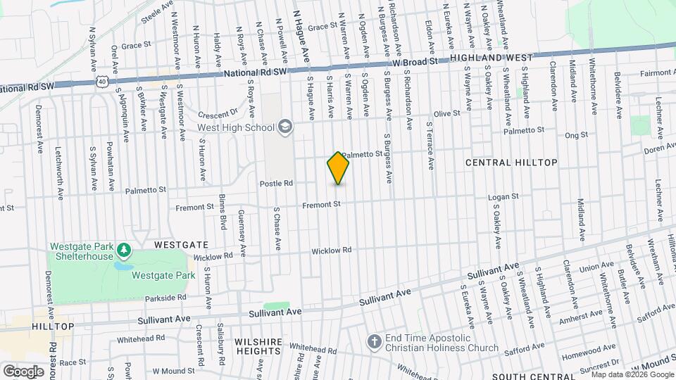 276 S Harris Ave Mapa y Detalles de la Ubicación