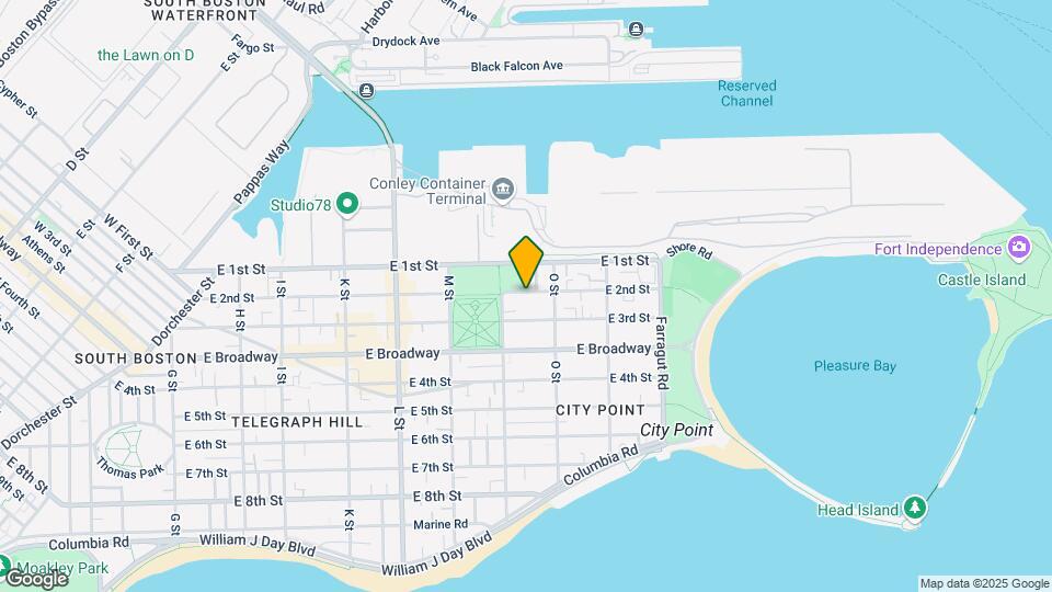 825 E 2nd St, Unit 3 Map and Location Details