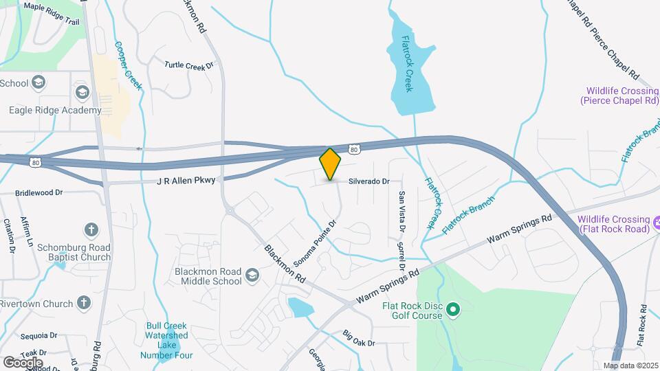 8029 Silverado Dr Mapa y Detalles de la Ubicación
