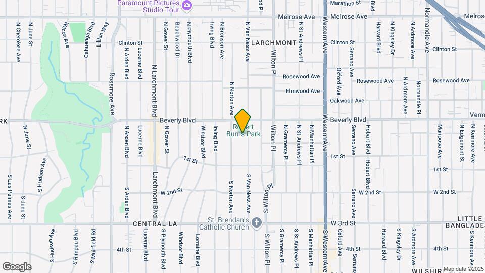211 N Van Ness Ave Map and Location Details