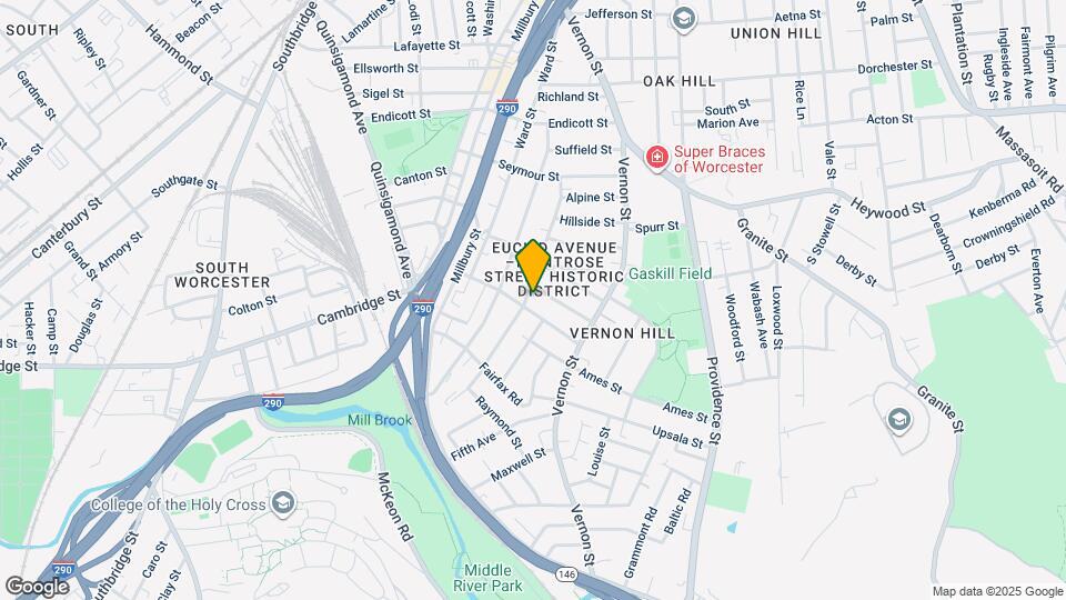 77 Sterling St, Unit 1 Map and Location Details