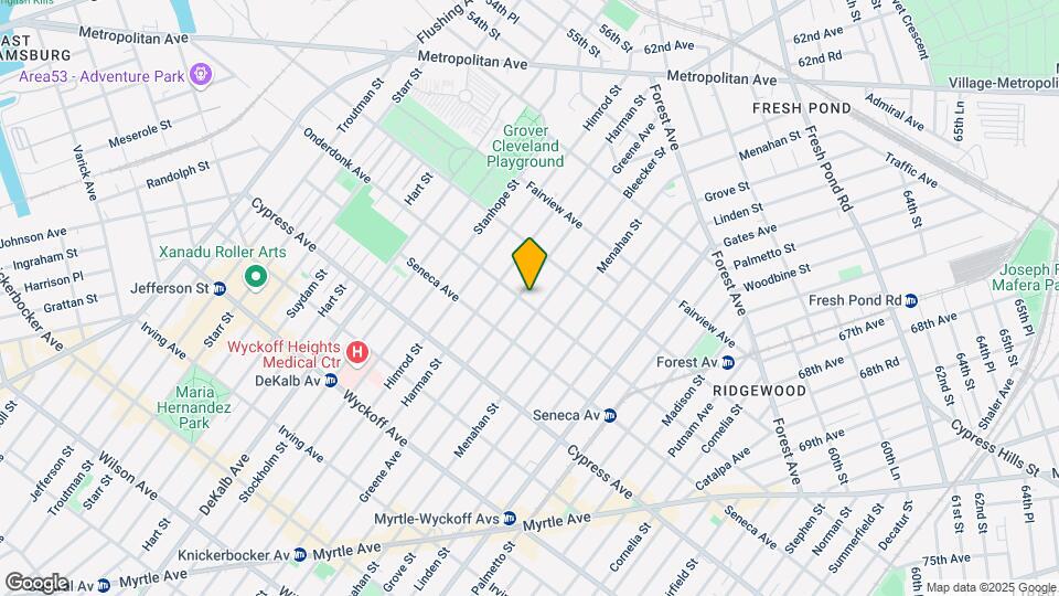507 Onderdonk Ave Mapa y Detalles de la Ubicación