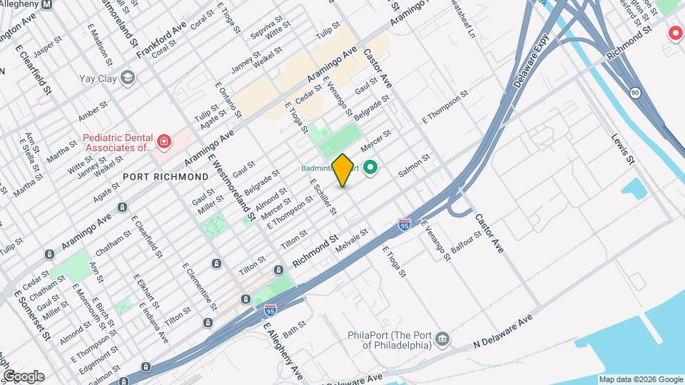 2666 E Tioga St Map and Location Details