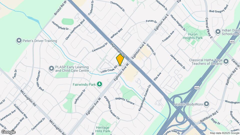 55 Eglinton Ave W Map and Location Details