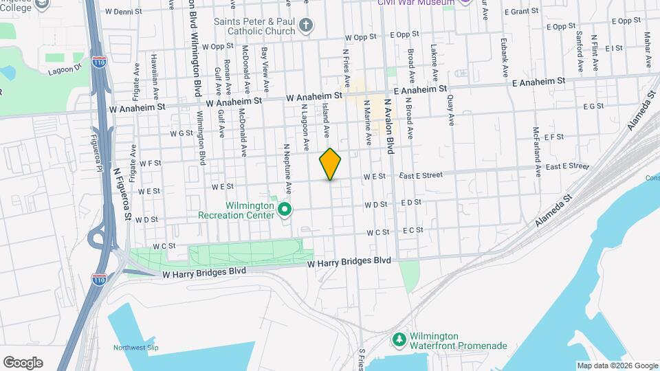 439 Island Ave Map and Location Details