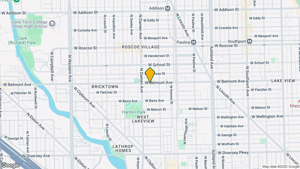 1931 W Belmont Ave Mapa y Detalles de la Ubicación