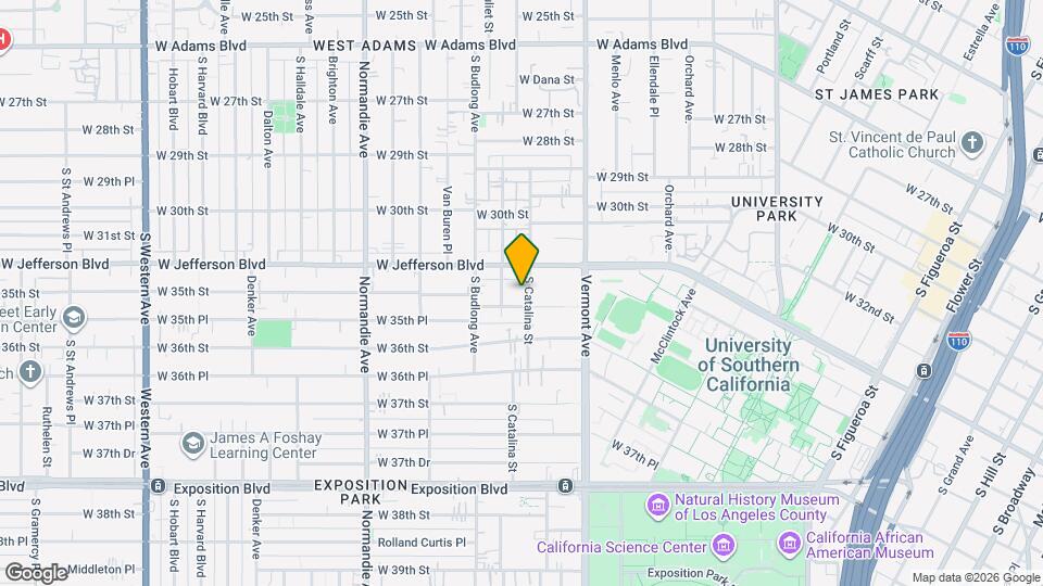 3431 S Catalina St Mapa y Detalles de la Ubicación