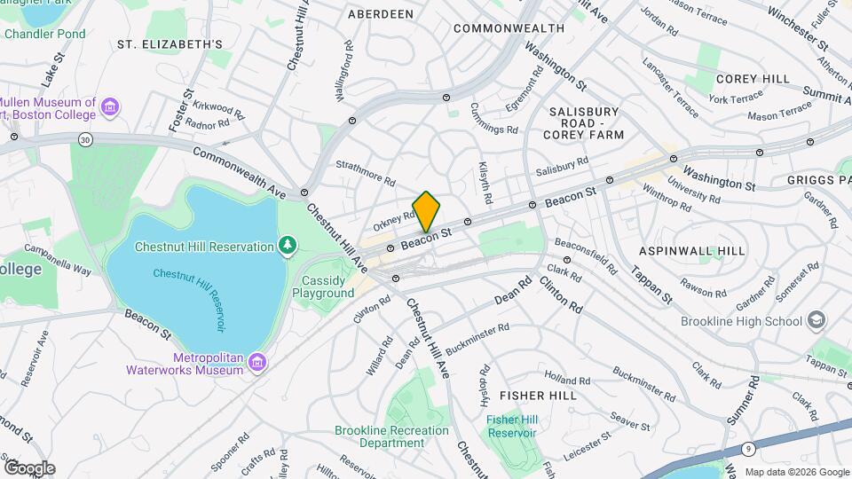 1885 Beacon St Map and Location Details