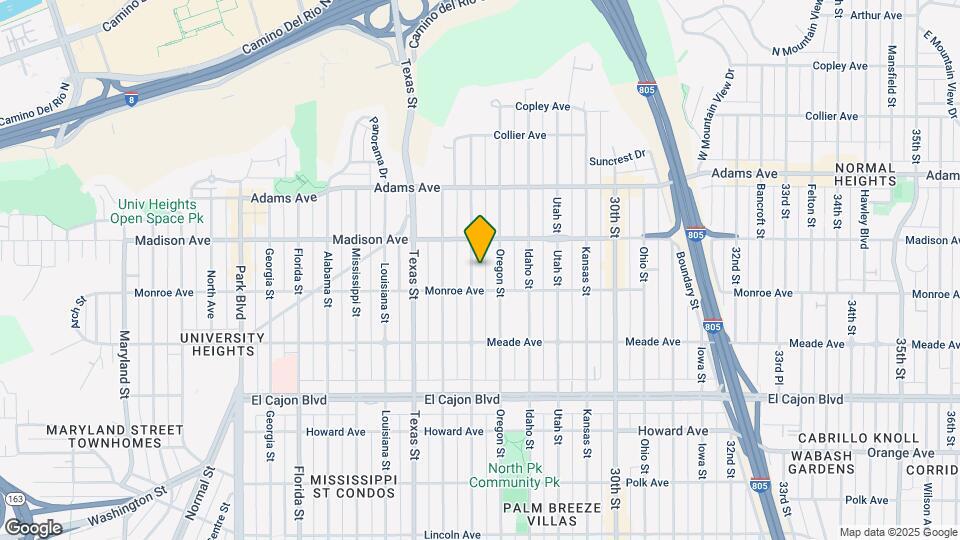 4537 Hamilton St Map and Location Details