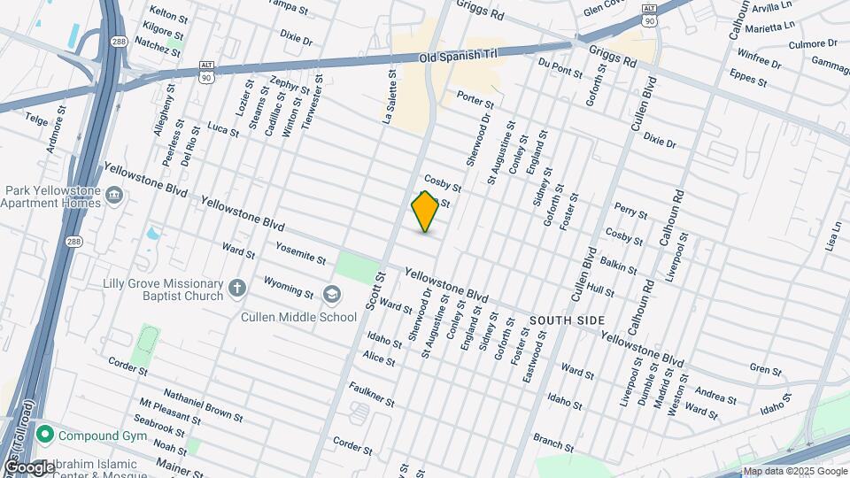 3930 Daphne St Map and Location Details