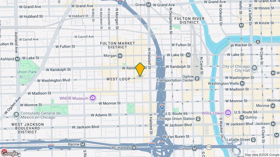 839 W Washington St, Unit 3 Map and Location Details