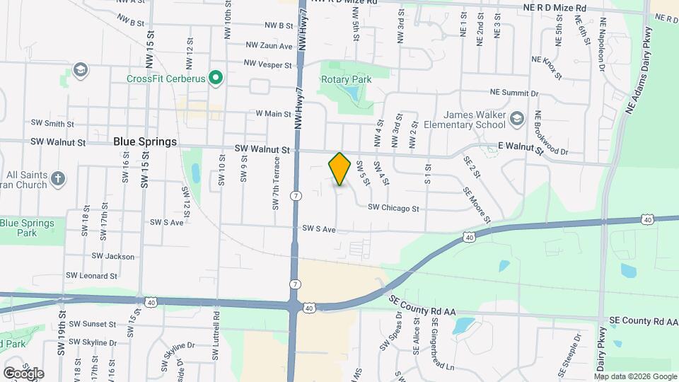 208 SW 6 St Map and Location Details