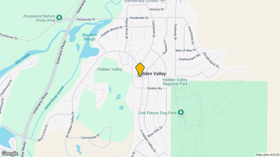 3505 E Hidden Valley Dr Map and Location Details