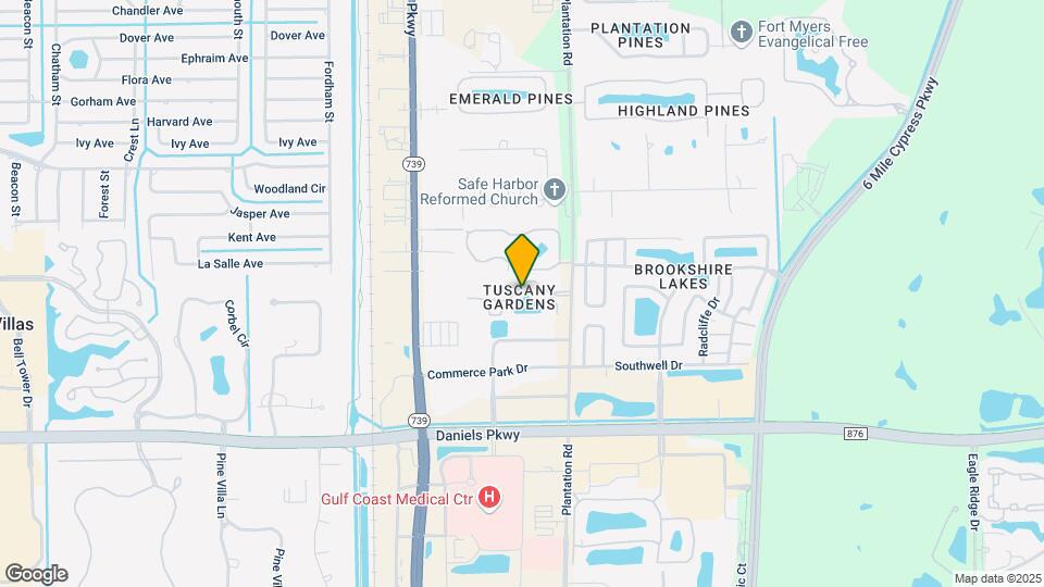6400 Aragon Way Map and Location Details