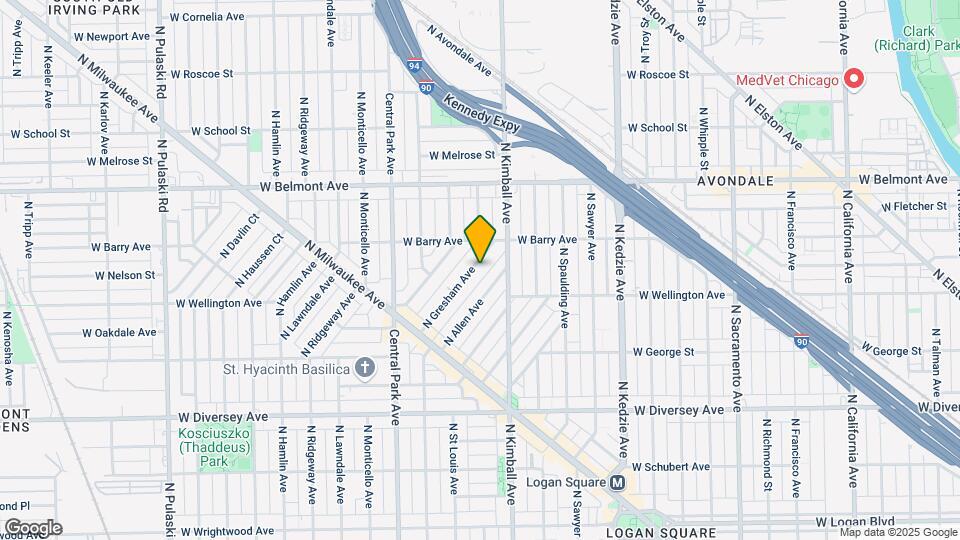 3035 N Gresham Ave Mapa y Detalles de la Ubicación