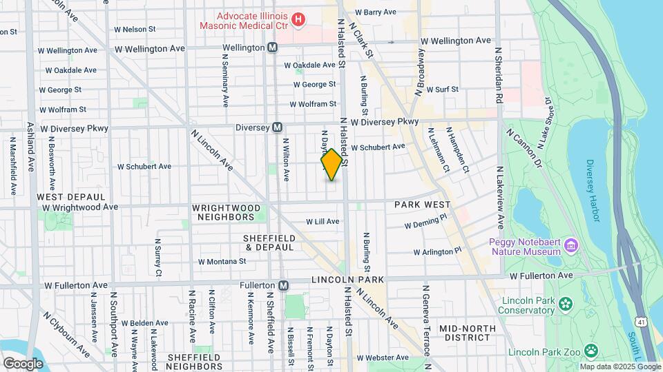 2623 N Dayton St, Unit 3S Mapa y Detalles de la Ubicación
