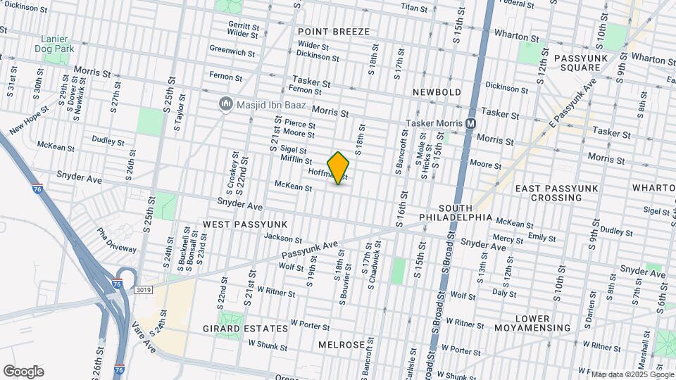 1829 McKean St Mapa y Detalles de la Ubicación