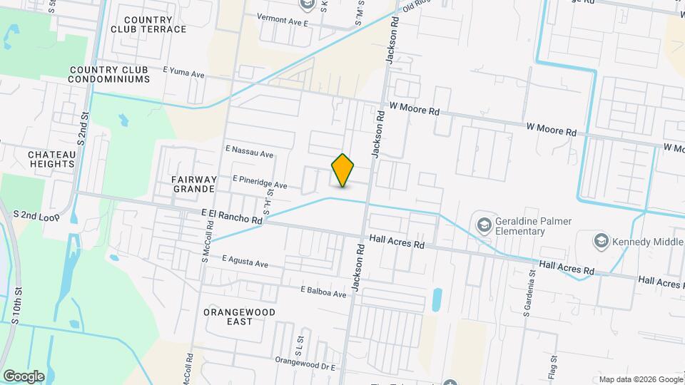 1312 E Pineridge Ave Map and Location Details