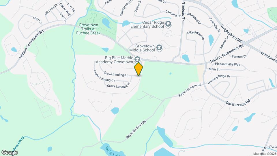 1054 Grove Landing Ln Mapa y Detalles de la Ubicación