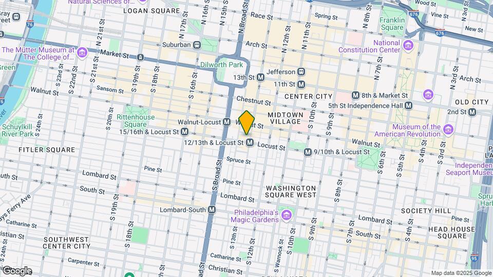 1305 Locust St Map and Location Details
