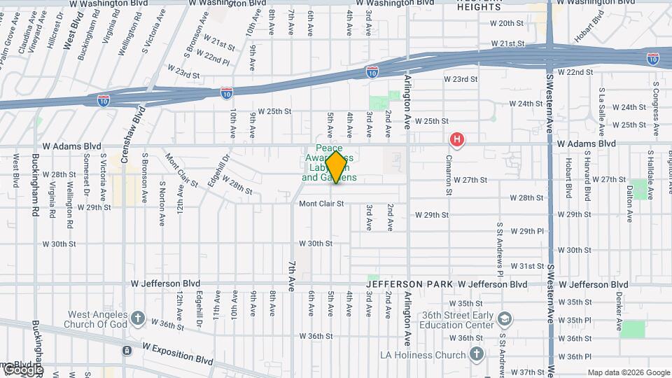 3418 W 27th St Map and Location Details