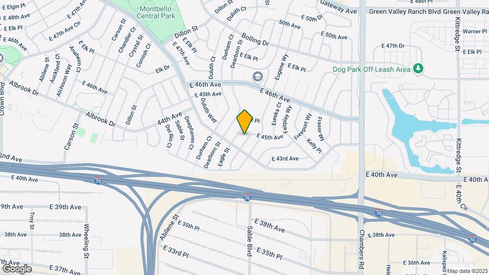 4453 Elkhart St Map and Location Details