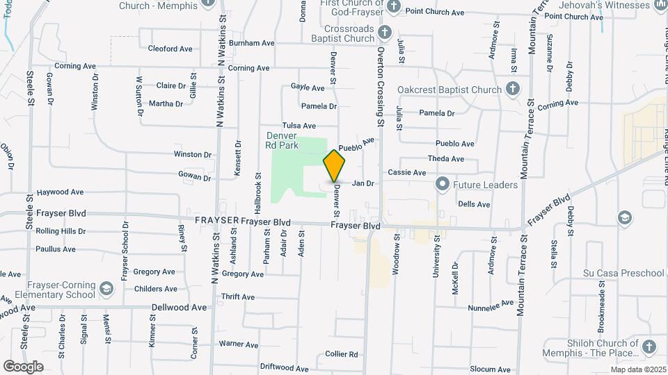 3429 Denver St Map and Location Details