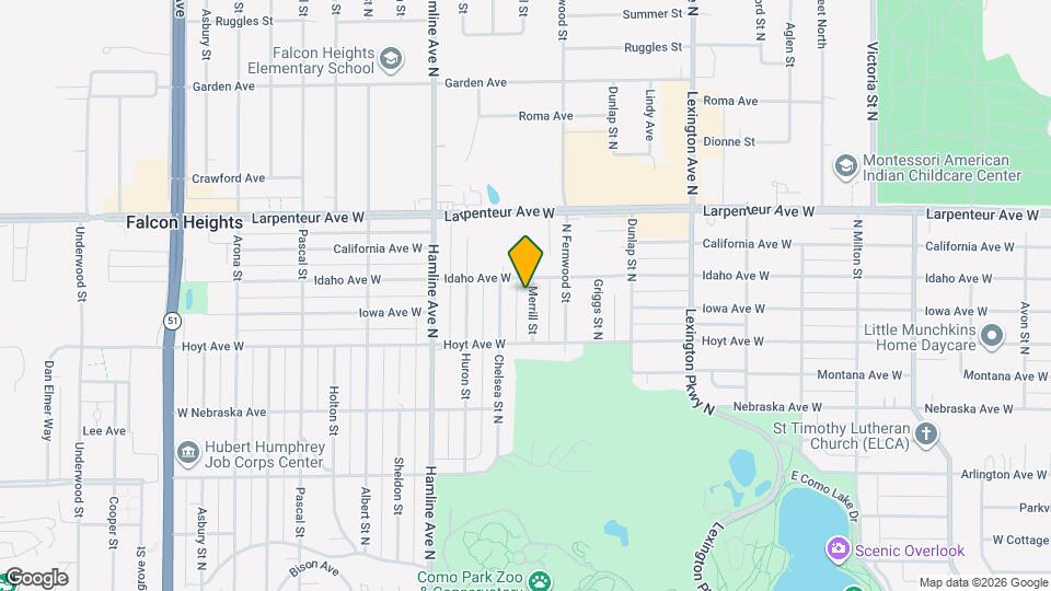 1605 Merrill St Map and Location Details