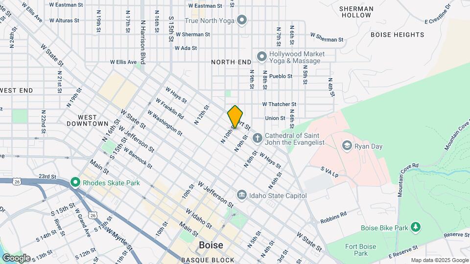 920 W Hays St Mapa y Detalles de la Ubicación