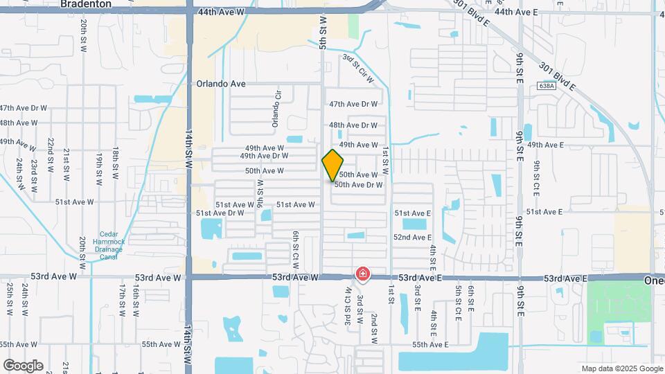 410 50th Ave Dr W Map and Location Details