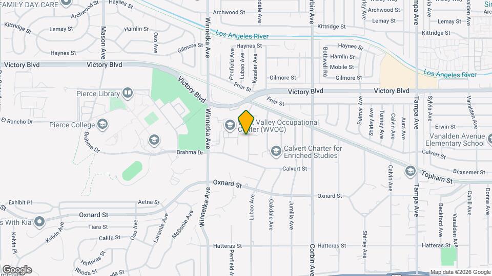 6235 Penfield Ave Map and Location Details