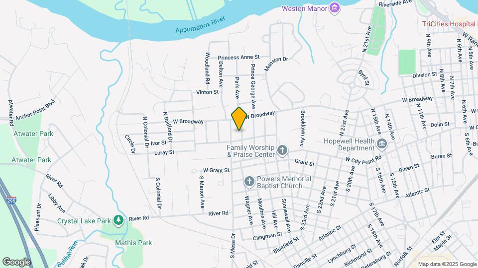 202 Crescent Ave Map and Location Details