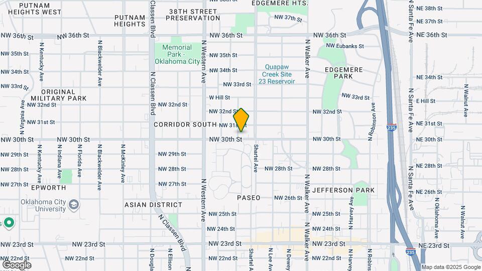 823 NW 30th St Map and Location Details