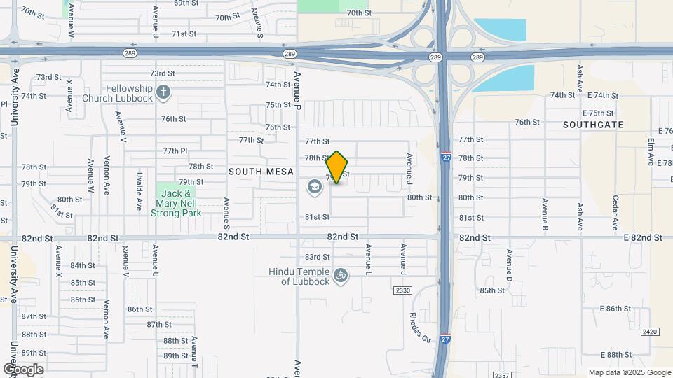 7907 Avenue O Map and Location Details