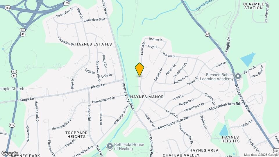 3883 Crouch Dr Map and Location Details