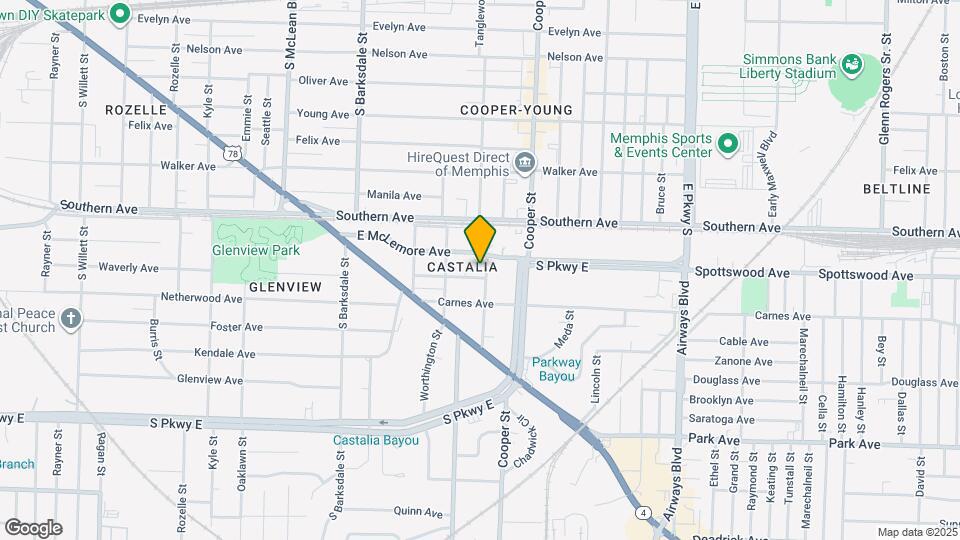 1151 Tanglewood St Mapa y Detalles de la Ubicación