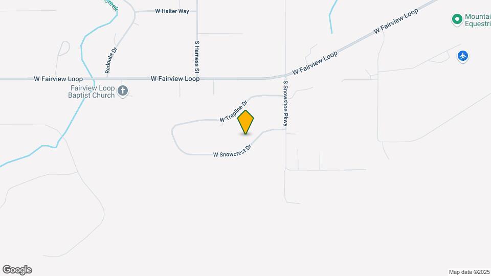 2551 W Snowcrest Dr Map and Location Details