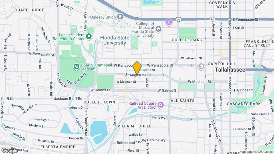 711 St Augustine St Map and Location Details