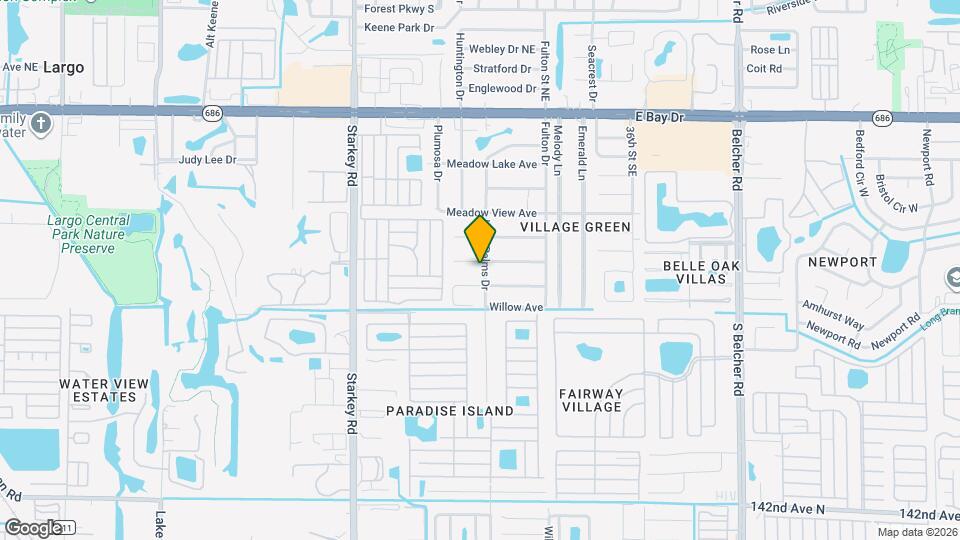 540 Lake Palms Dr Map and Location Details