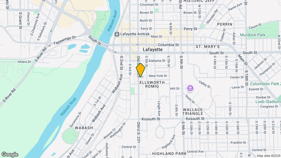 233 S 4th St Map and Location Details