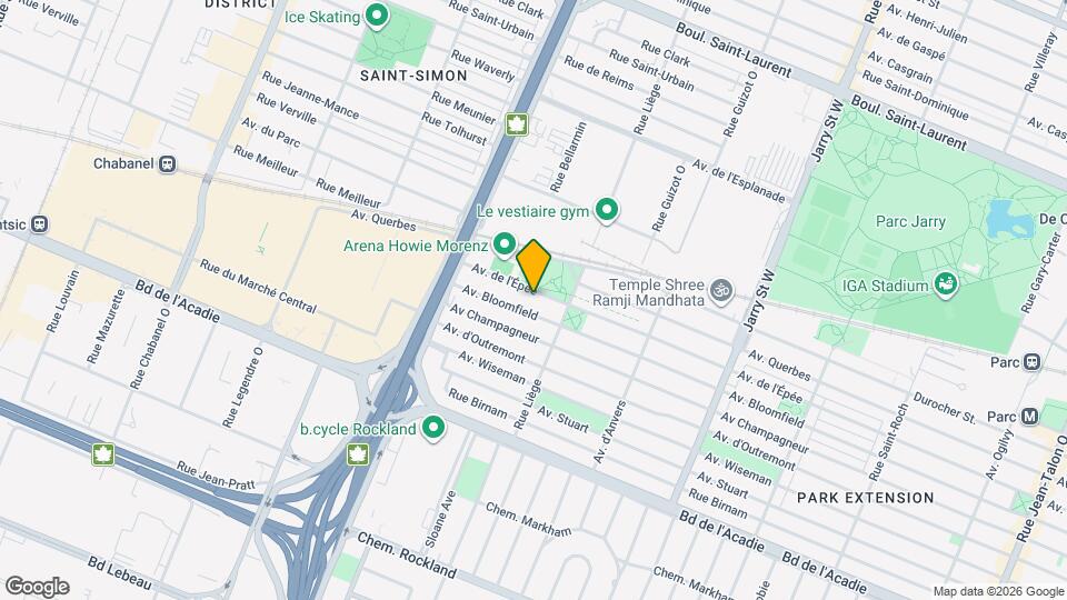 8570 De L'epee Av Map and Location Details