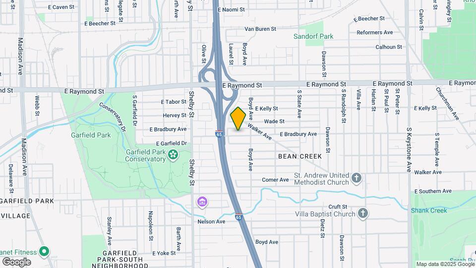 1412 E Bradbury Ave Map and Location Details