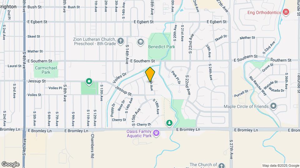 549 S 17th Ave Map and Location Details