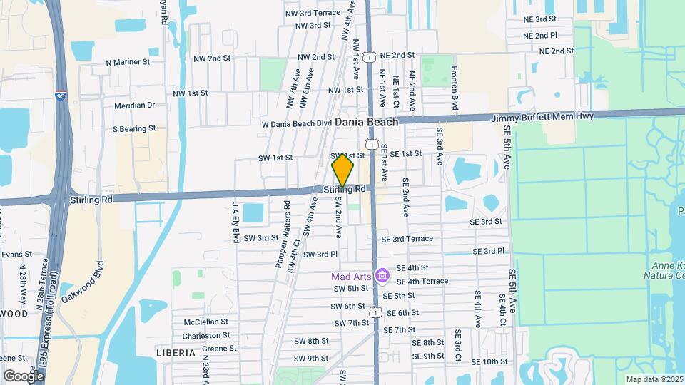 121 Stirling Rd Mapa y Detalles de la Ubicación