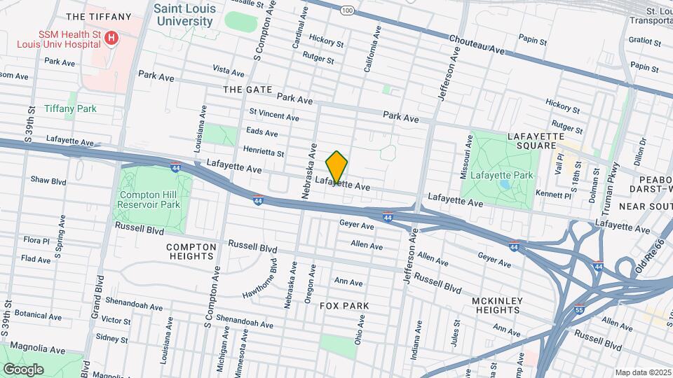 2806 Lafayette Ave Map and Location Details