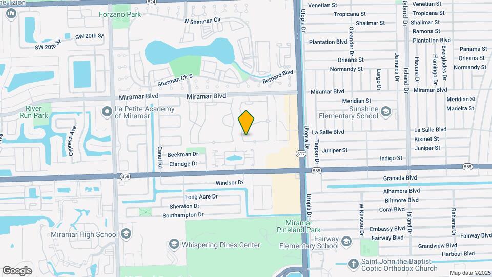 8273 SW 29th St Map and Location Details